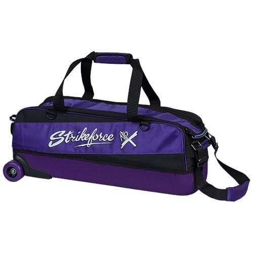 Brunswick Blitz Double Roller Bowling Bag - Purple 